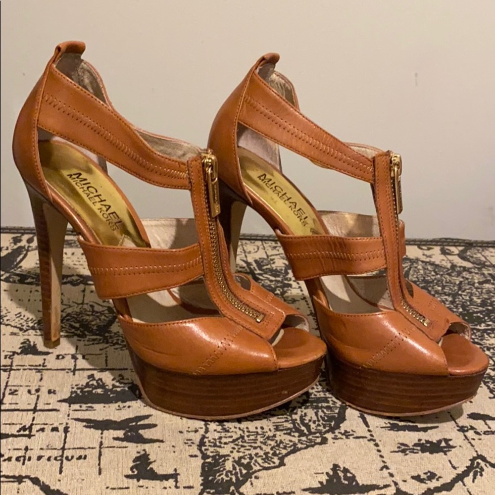 Michael Kors Leather Stilettos